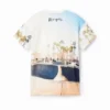 T-Shirt mit Skater-Print T-Shirt mit Skater-Print