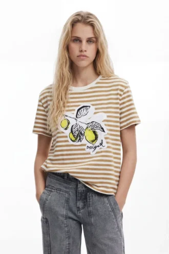 T-Shirt mit Streifenmuster