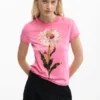 Tailliertes Daisy-T-Shirt Tailliertes Daisy-T-Shirt
