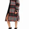Tartan-Overshirt-Mäntel Tartan-Overshirt-Mäntel