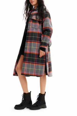 Tartan-Overshirt-Mäntel