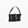 Tasche mit Schnalle in Lederoptik