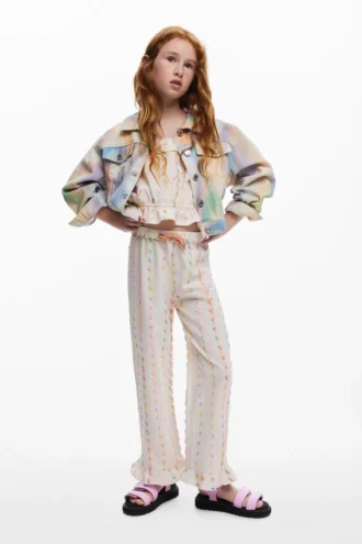 Tie-Dye-Jeansjacke