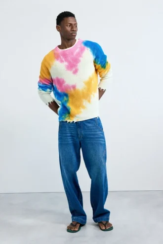 Tie-Dye-Pullover Tie-Dye-Pullover