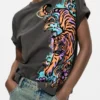 Tiger-T-Shirt 100 % Baumwolle