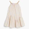 Trägerkleid mit Pompons