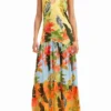 Tropisches Maxikleid mit Neckholder Tropisches Maxikleid mit Neckholder