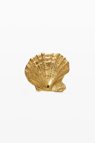 Vergoldeter Muschelring Zalio