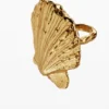Vergoldeter Muschelring Zalio