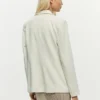 Weißer Patchwork-Blazer Weißer Patchwork-Blazer