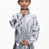 Wendbare silberne Jacke Wendbare silberne Jacke