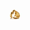 Zalio vergoldeter Ring mit Buchstabe M Zalio vergoldeter Ring mit Buchstabe M