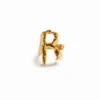 Zalio vergoldeter Ring mit dem Buchstaben R