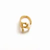 Zalio vergoldeter Ring mit dem Buchstaben R