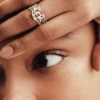 Zalio versilberter Ring mit Botschaft Zalio versilberter Ring mit Botschaft