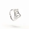Zalio versilberter Ring mit Botschaft Zalio versilberter Ring mit Botschaft