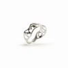 Zalio versilberter Ring mit Botschaft Zalio versilberter Ring mit Botschaft