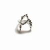 Zalio versilberter Ring mit dem Buchstaben A Zalio versilberter Ring mit dem Buchstaben A