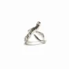 Zalio versilberter Ring mit dem Buchstaben A Zalio versilberter Ring mit dem Buchstaben A