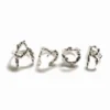 Zalio versilberter Ring mit dem Buchstaben A Zalio versilberter Ring mit dem Buchstaben A