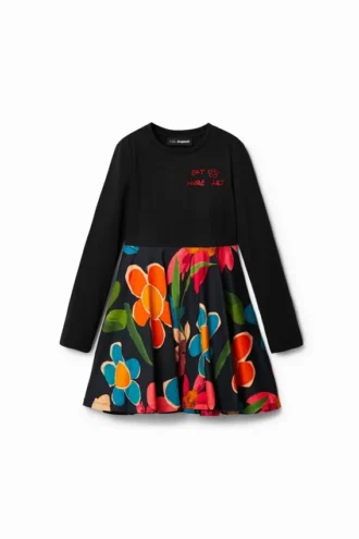 Zwei-in-Eins-Blumenkleid