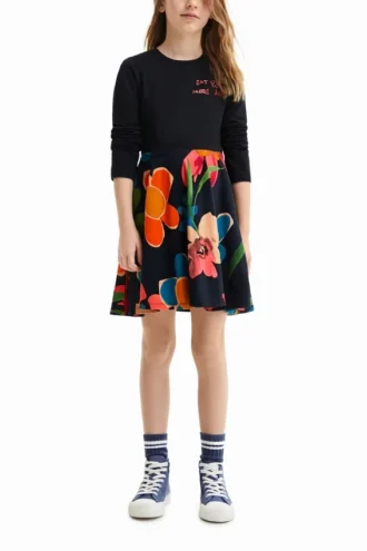 Zwei-in-Eins-Blumenkleid