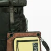 Zweifarbiger gewachster Voyager-Rucksack