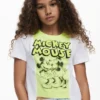 Zweifarbiges Mickey- und Minnie-Mouse™-T-Shirt