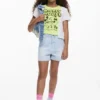 Zweifarbiges Mickey- und Minnie-Mouse™-T-Shirt