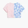 Zweifarbiges T-Shirt