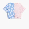 Zweifarbiges T-Shirt